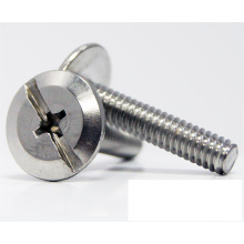 Stainless Steel Phillips / Slotted Combo Drive Wafer Head Sidewalk Bolt